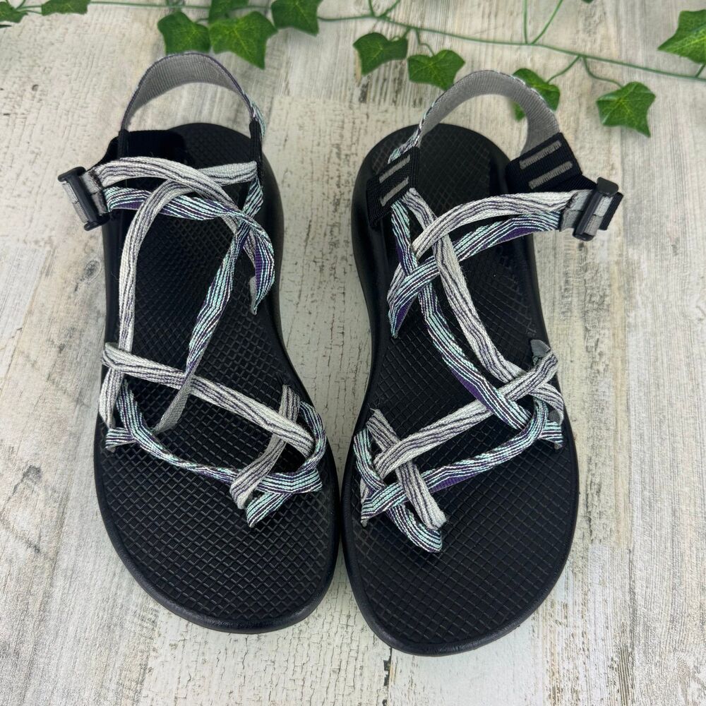 Chaco ZX/2 Classic Sandal Desert Teal Gray Purple Woman’s Sz 10 - Picture 1 of 7